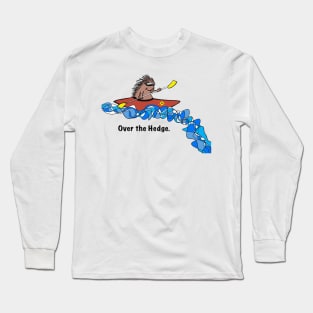 Over the Hedge whitewater kayaking hedge Long Sleeve T-Shirt